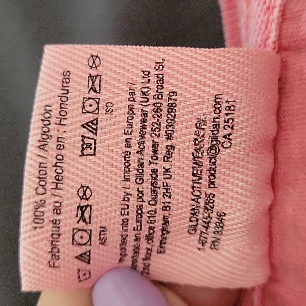 Pink Graphic Tee with Fun Text - Picture 3 of 3